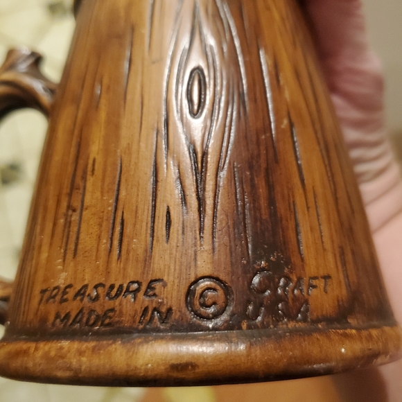 Vintage Treasure Craft USA Beer Stein Mug - Apple With Leaves - Picture 3 of 4